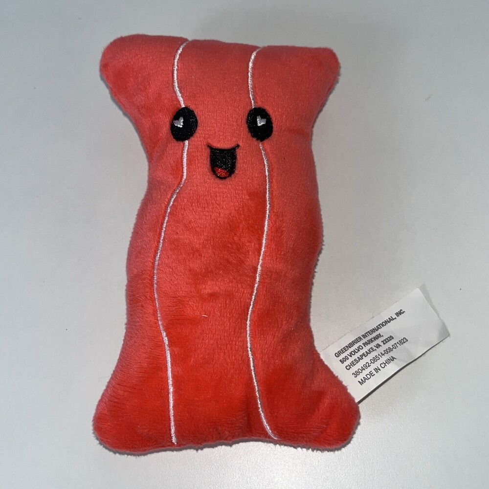 Fuzzy Friends BACON Plush Stuffed  6” Toy